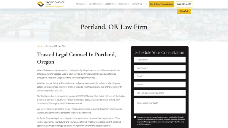 Pacific Cascade Legal - Portland, OR - Attorney in Portland, OR