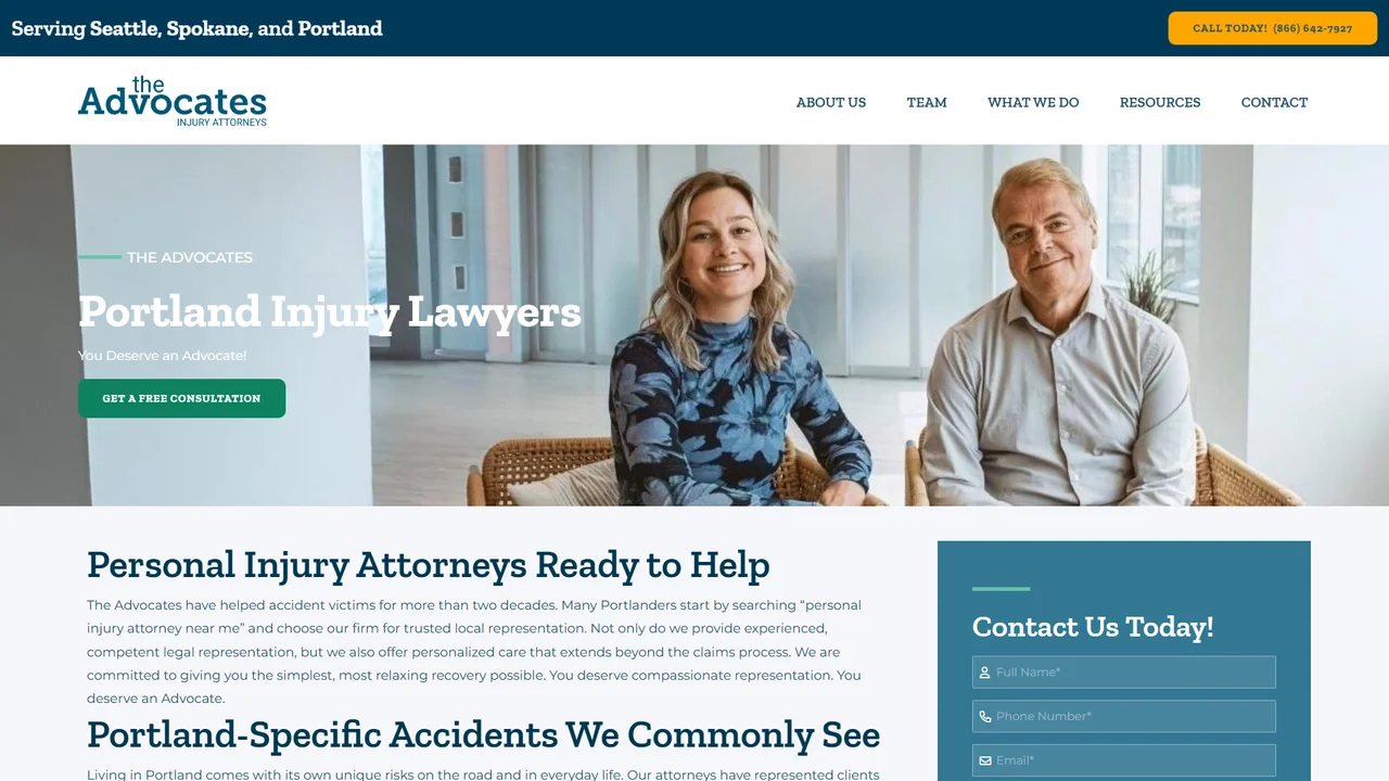 The Advocates Injury Attorneys - Portland, OR office in Portland, OR, Oregon