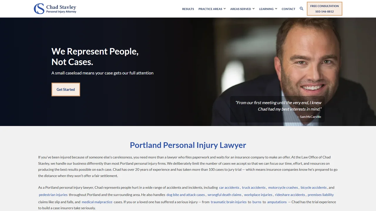 Law Office of Chad Stavley - Portland, OR office in Portland, OR, Oregon