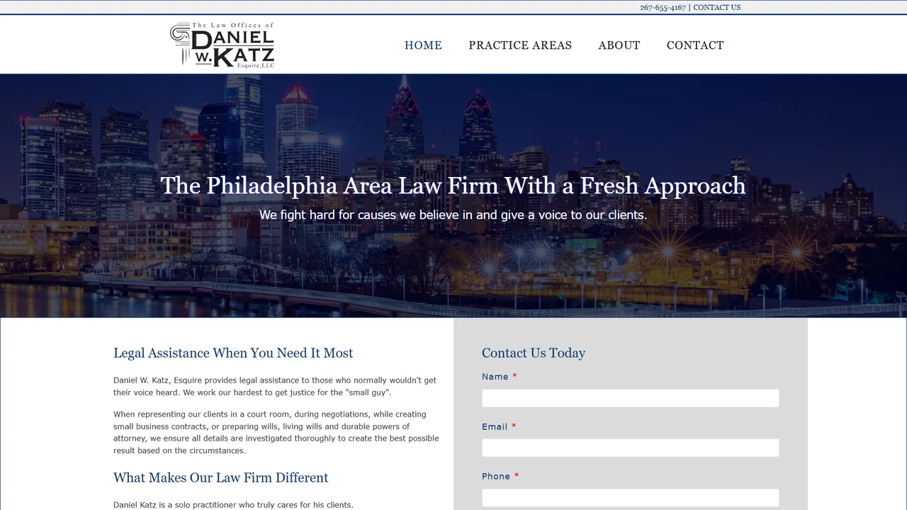 Law Offices of Daniel W. Katz Esquire, LLC - Philadelphia, PA office in Philadelphia, Pennsylvania