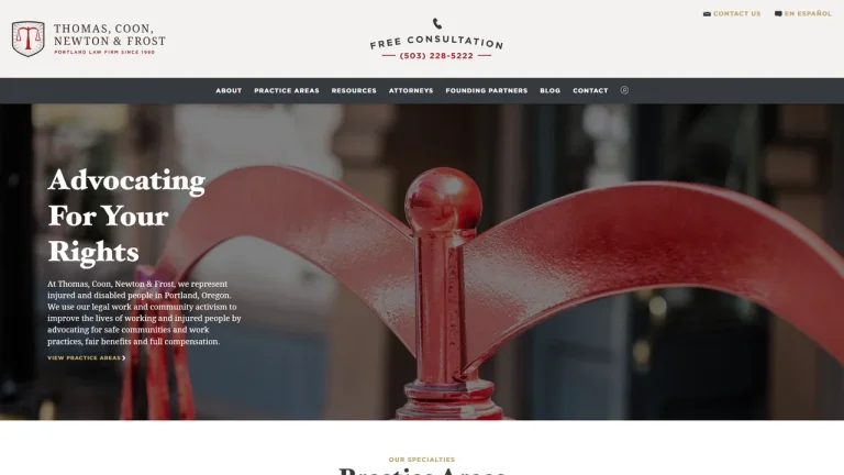 Thomas, Coon, Newton & Frost - Portland, OR - Attorney in Portland, OR