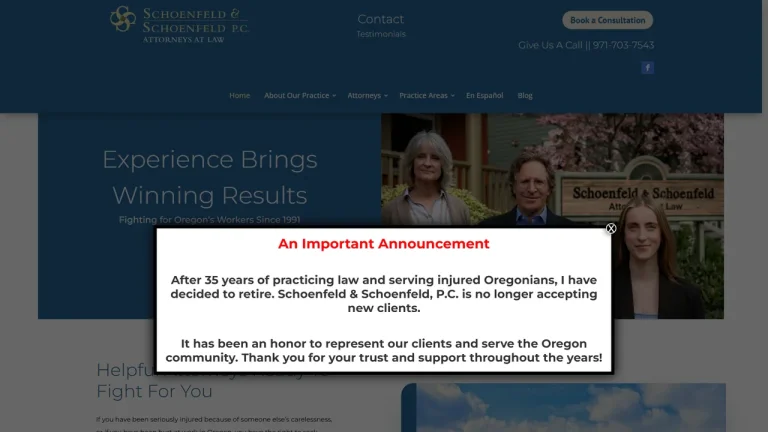 Schoenfeld & Schoenfeld, P.C - Portland, OR - Attorney in Portland, OR