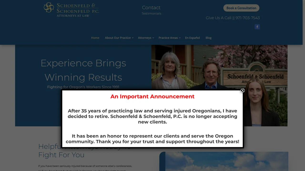 Schoenfeld & Schoenfeld, P.C - Portland, OR office in Portland, OR, Oregon