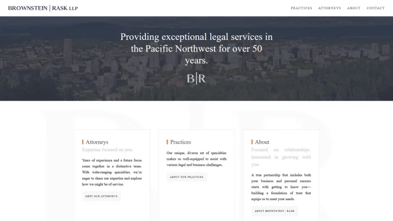 Brownstein Rask LLP - Portland, OR - Attorney in Portland, OR
