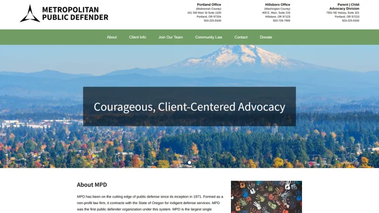 Metropolitan Public Defender - Portland, OR - Attorney in Portland, OR