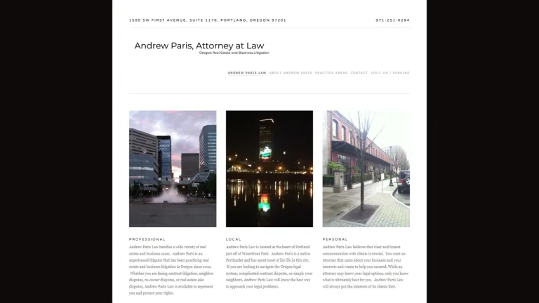 Andrew Paris Law - Portland, OR - Attorney in Portland, OR