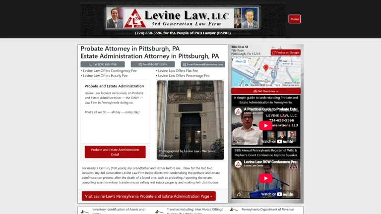 Levine Law LLC - Pittsburgh, PA - Attorney in Pittsburgh
