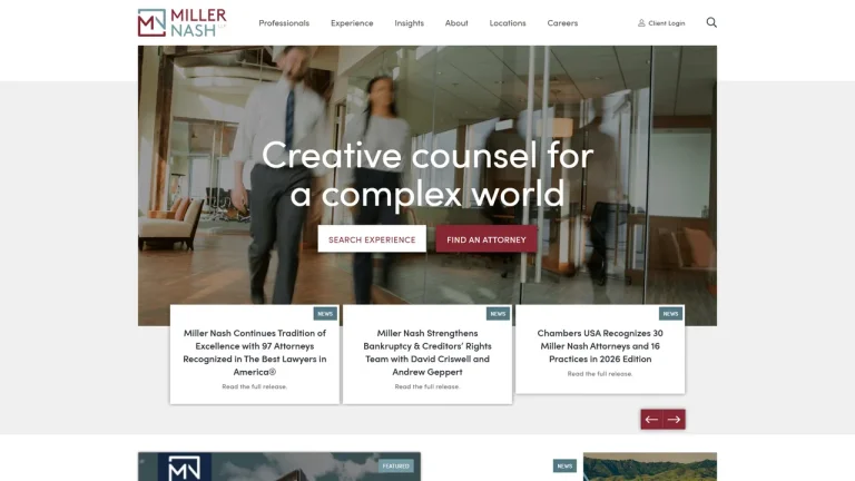 Miller Nash LLP - Portland, OR - Attorney in Portland, OR