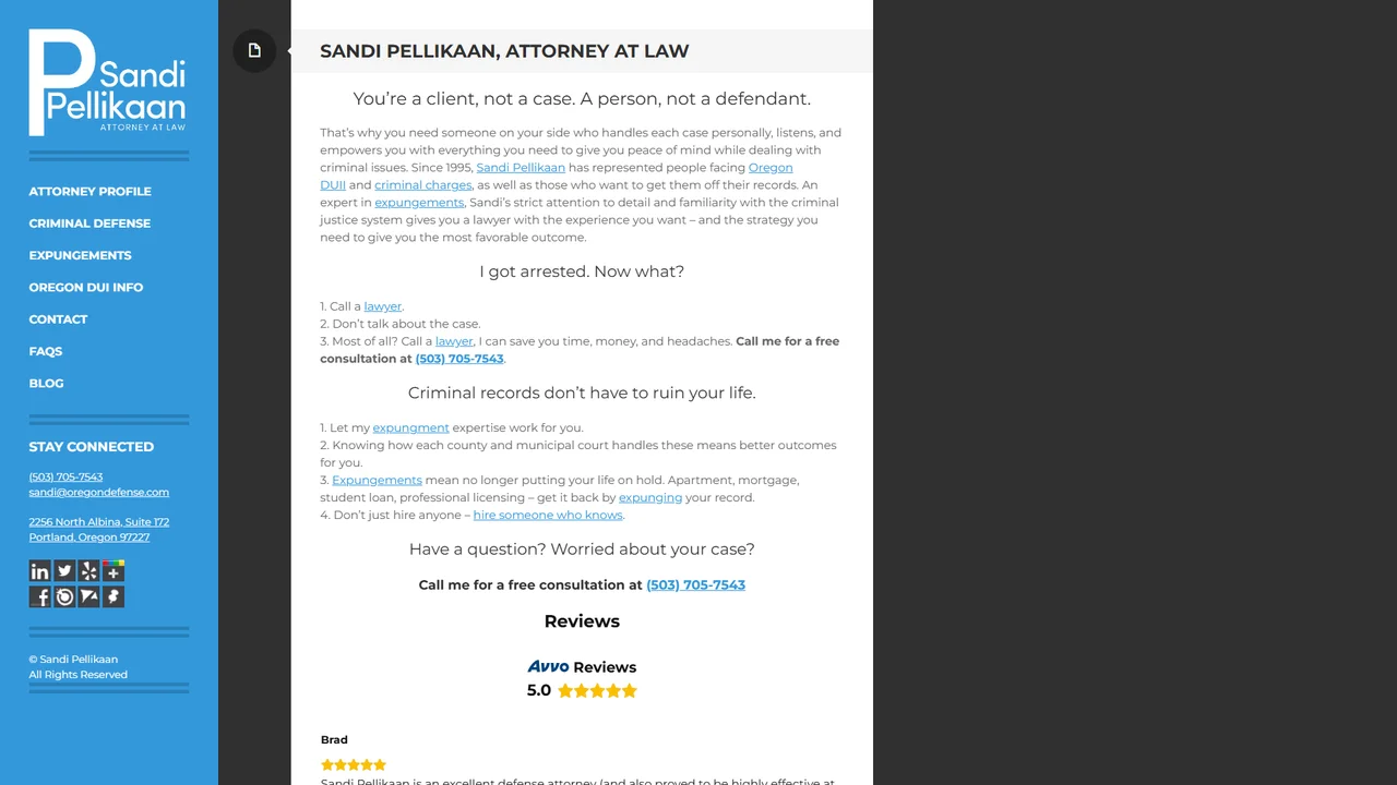 Sandi Pellikaan, Attorney at Law - Portland, OR office in Portland, OR, Oregon