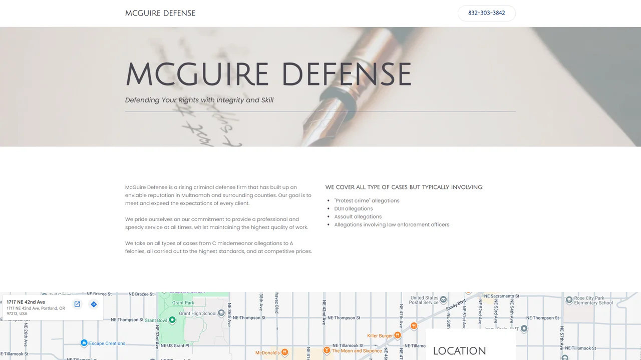 McGuire Defense - Portland, OR office in Portland, OR, Oregon