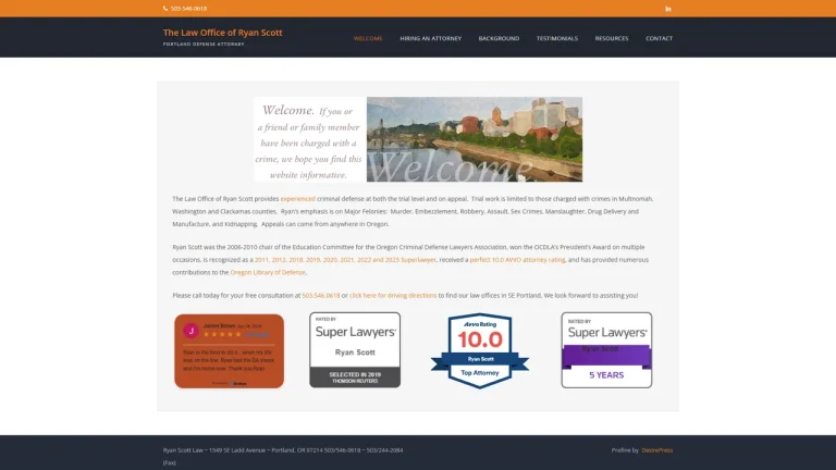 Law Office of Ryan Scott - Portland, OR - Attorney in Portland, OR