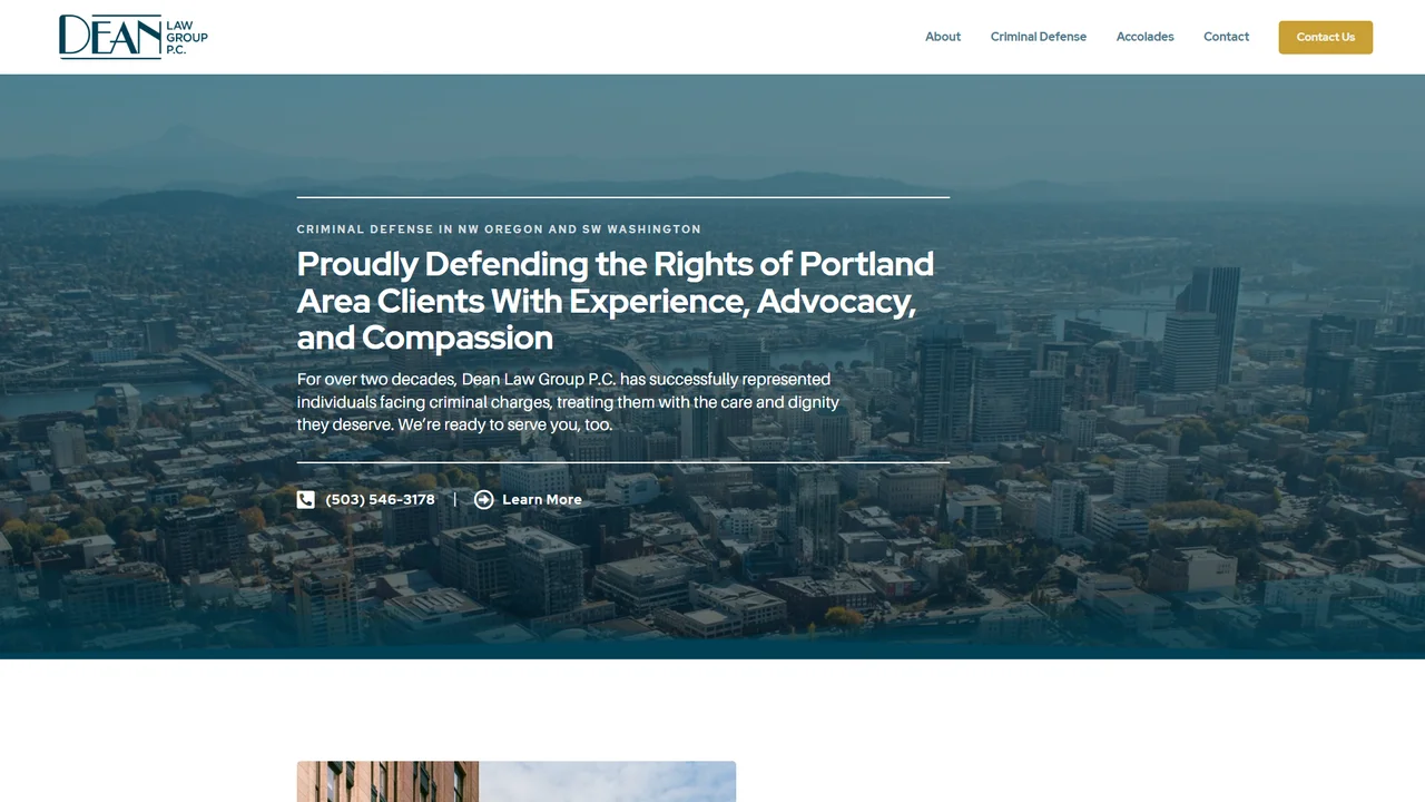 Adam Dean, Attorney at Law - Portland, OR office in Portland, OR, Oregon