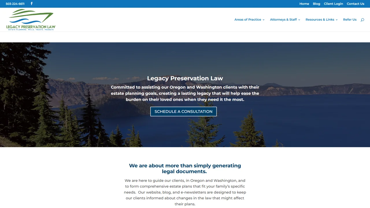 Legacy Preservation Law - Portland, OR office in Portland, OR, Oregon