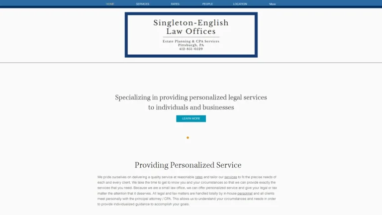 Singleton-English Law Offices - Pittsburgh, PA - Attorney in Pittsburgh