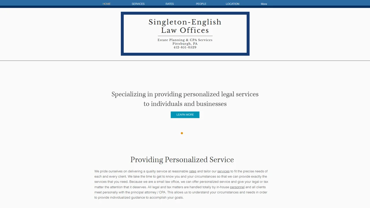 Singleton-English Law Offices - Pittsburgh, PA office in Pittsburgh, Pennsylvania