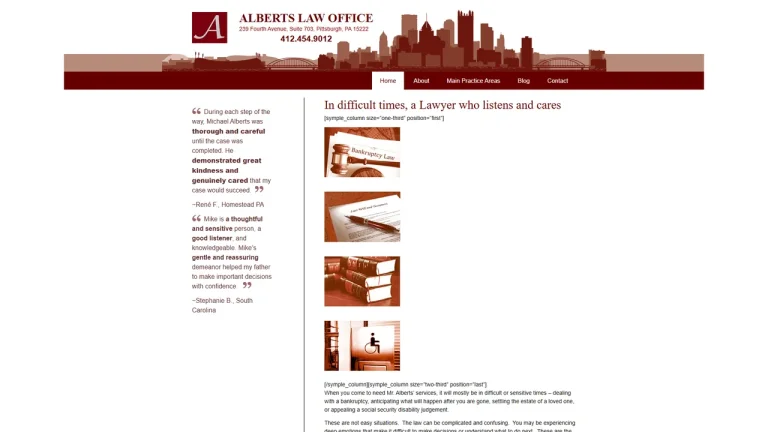 Alberts Law Office - Pittsburgh, PA - Attorney in Pittsburgh