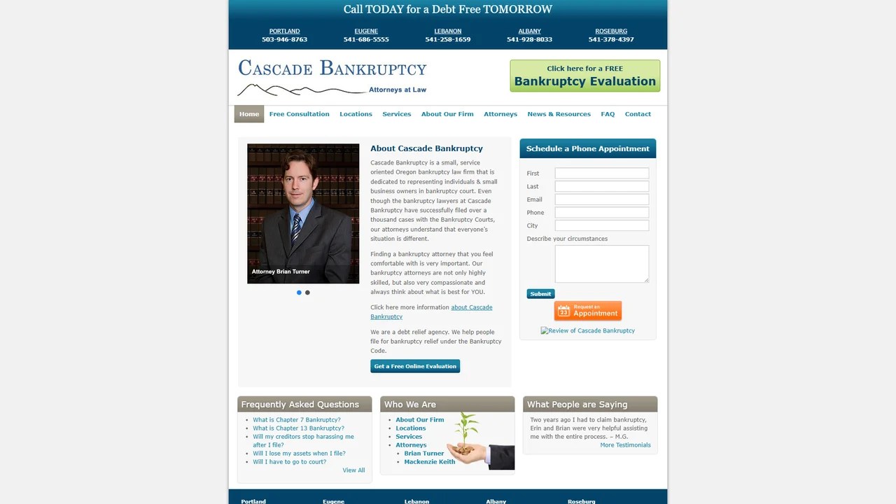 Cascade Bankruptcy - Portland, OR office in Portland, OR, Oregon