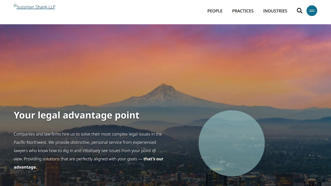 Sussman Shank LLP - Portland, OR office in Portland, OR, Oregon