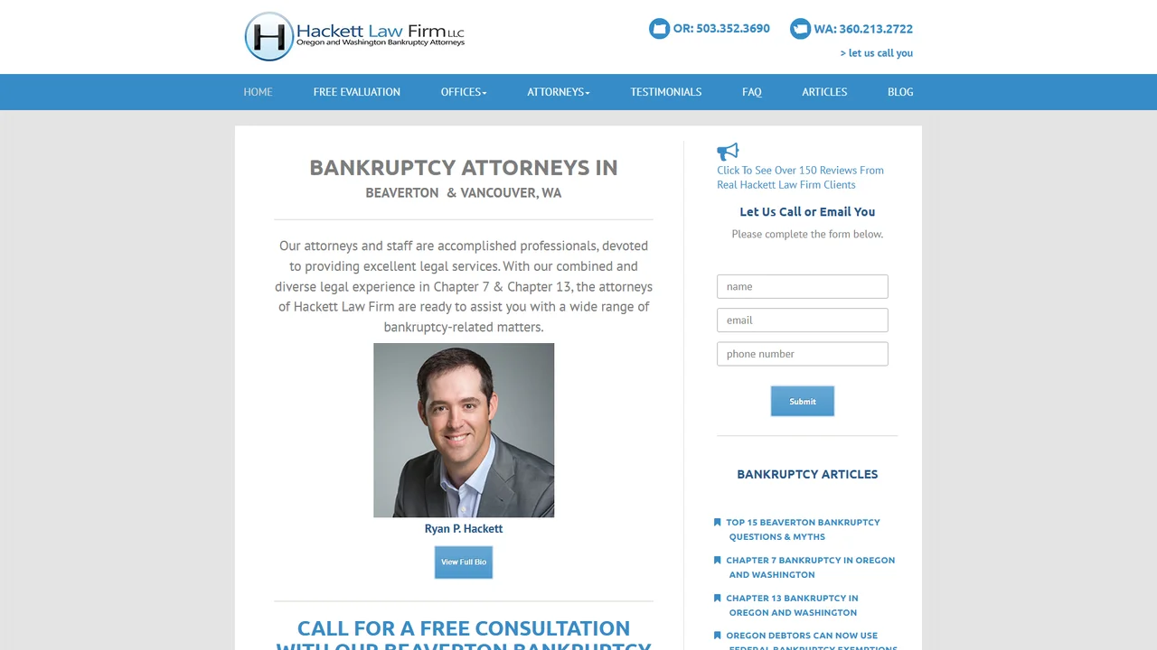 Hackett Law Firm, LLC - Portland, OR office in Portland, OR, Oregon