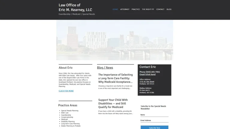 Law Office of Eric M. Kearney, LLC - Portland, OR - Attorney in Portland, OR