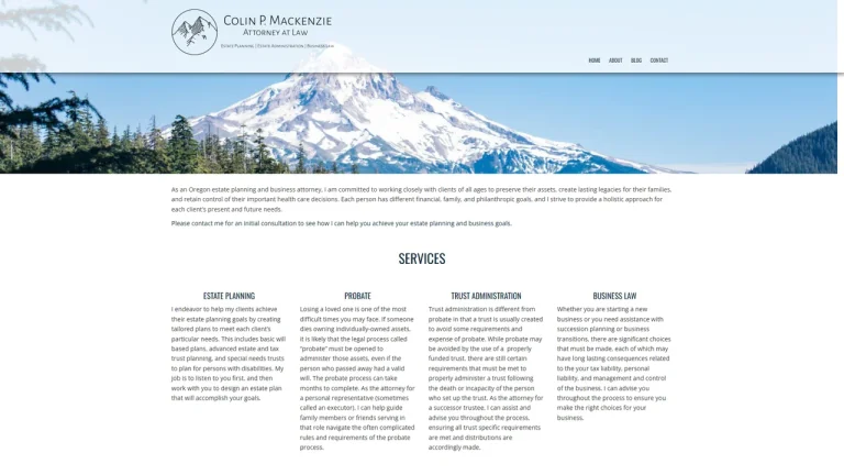 Colin P. Mackenzie, Attorney at Law - Portland, OR - Attorney in Portland, OR