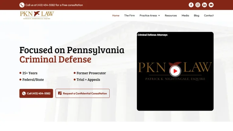 Patrick K. Nightingale and PKN Law - Pittsburgh, PA - Attorney in Pittsburgh