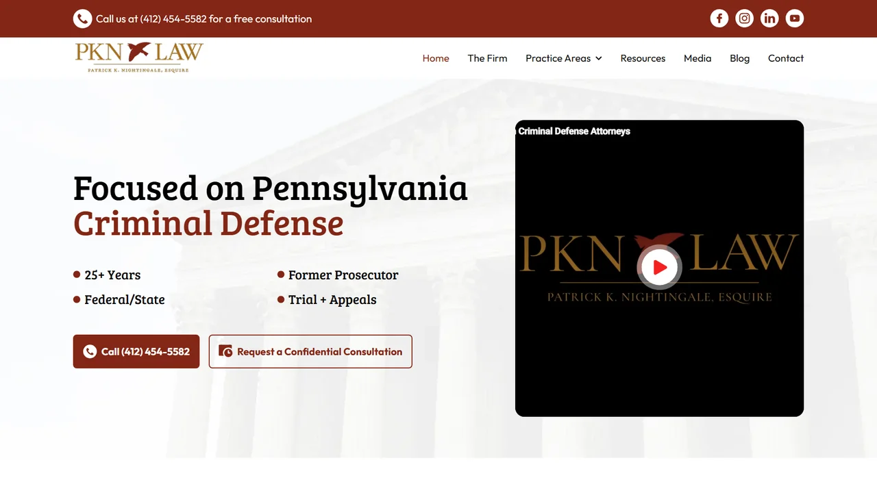 Patrick K. Nightingale and PKN Law - Pittsburgh, PA office in Pittsburgh, Pennsylvania