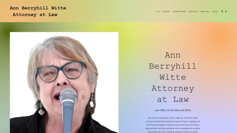 Ann B. Witte, Attorney at Law - Portland, OR - Attorney in Portland, OR