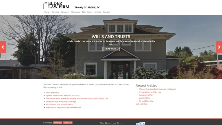 Elder Law Firm - Portland, OR - Attorney in Portland, OR
