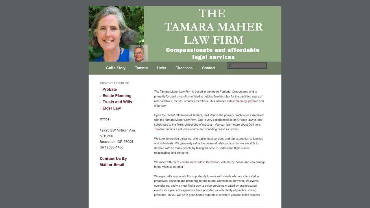 Tamara Maher, Attorney - Portland, OR office in Portland, OR, Oregon