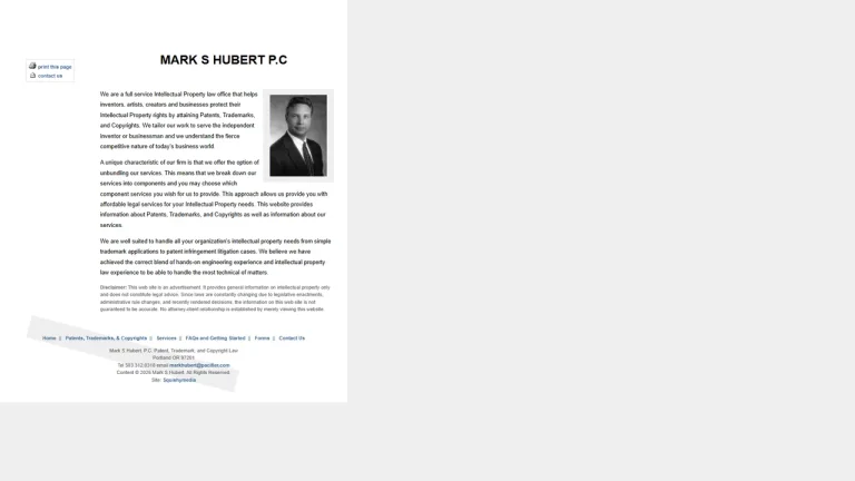 Mark S Hubert PC - Portland, OR - Attorney in Portland, OR