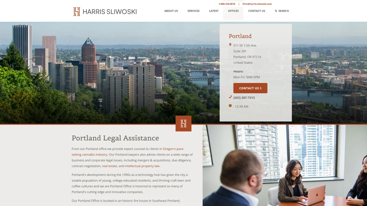 Harris Sliwoski LLP - Portland, OR office in Portland, OR, Oregon