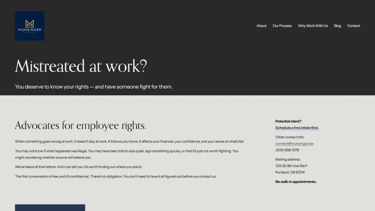 Klein Munsinger LLC - Portland, OR - Attorney in Portland, OR