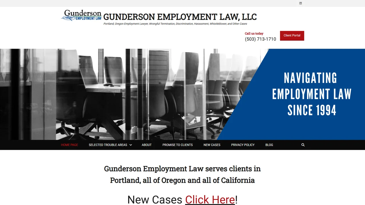 Gunderson Employment Law - Portland, OR office in Portland, OR, Oregon