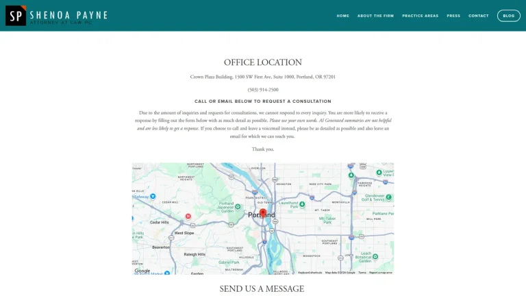 Shenoa Payne Attorney at Law PC - Portland, OR - Attorney in Portland, OR