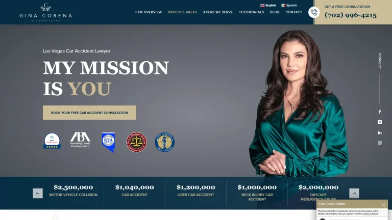 Gina Corena & Associates Car Accident Lawyers - Las Vegas, NV - Attorney in Las Vegas