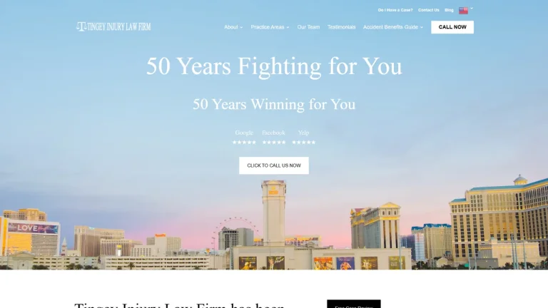 Tingey Injury Law Firm - Las Vegas, NV - Attorney in Las Vegas