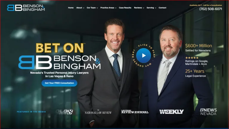 Benson & Bingham Car Accident & Personal Injury Lawyers - Las Vegas, NV - Attorney in Las Vegas