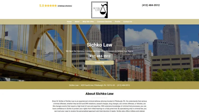 Sichko Law - Pittsburgh, PA - Attorney in Pittsburgh