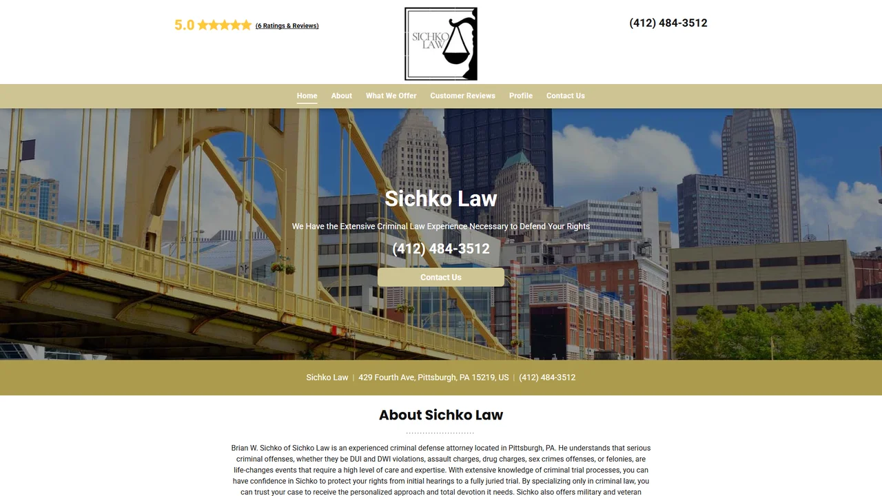 Sichko Law - Pittsburgh, PA office in Pittsburgh, Pennsylvania