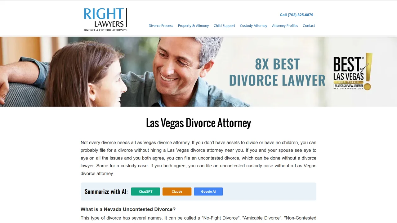 RIGHT Divorce Lawyers - Las Vegas, NV office in Las Vegas, Nevada