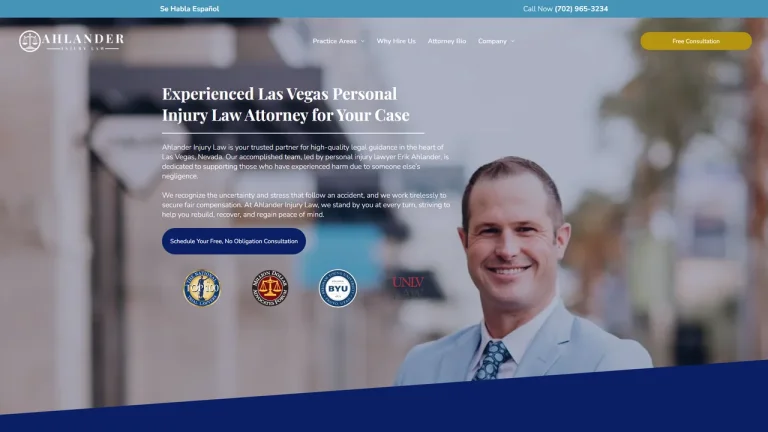 Ahlander Injury Law - Las Vegas, NV - Attorney in Las Vegas