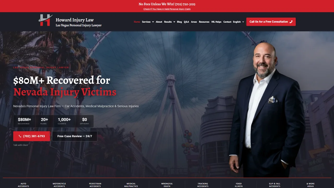 Howard Injury Law - Las Vegas, NV office in Las Vegas, Nevada