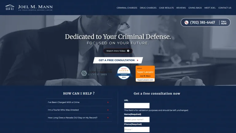 Joel M. Mann – Las Vegas Criminal Defense Lawyer - Las Vegas, NV - Attorney in Las Vegas