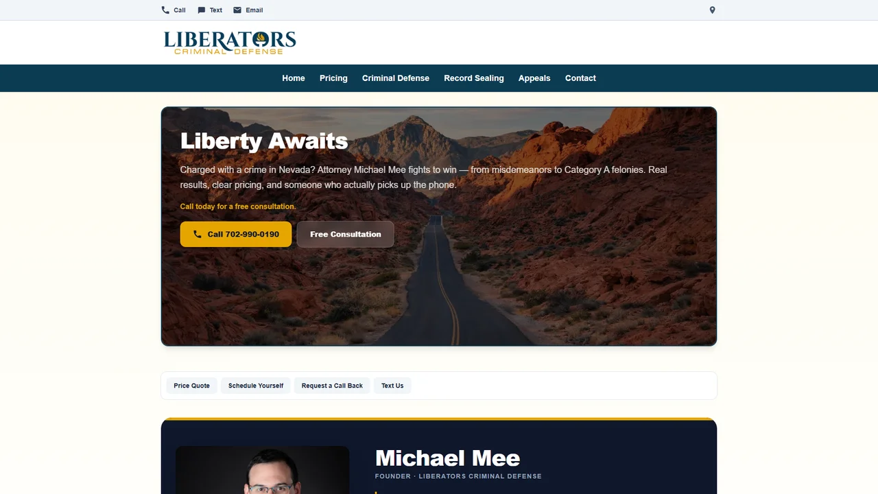 Liberators Criminal Defense - Las Vegas, NV office in Las Vegas, Nevada