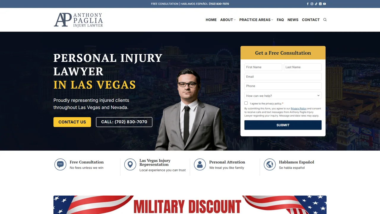 Anthony Paglia - Las Vegas, NV office in Las Vegas, Nevada