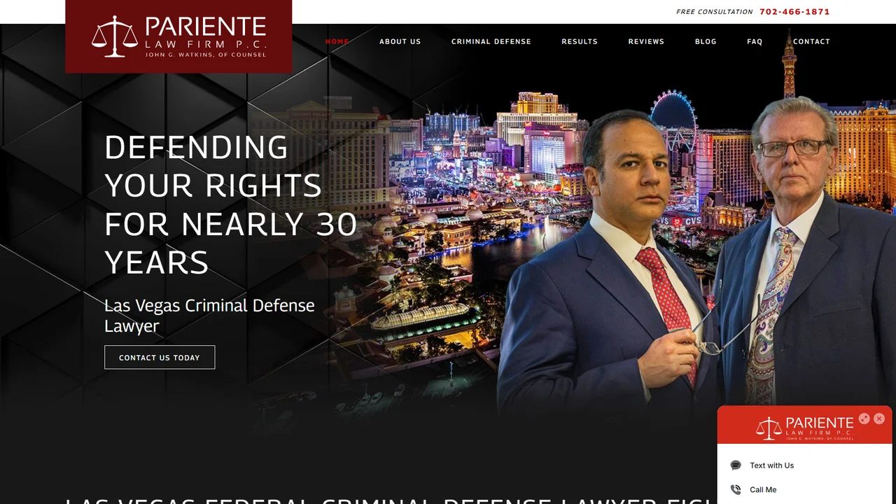 Pariente Law Firm, P.C. - Las Vegas, NV office in Las Vegas, Nevada