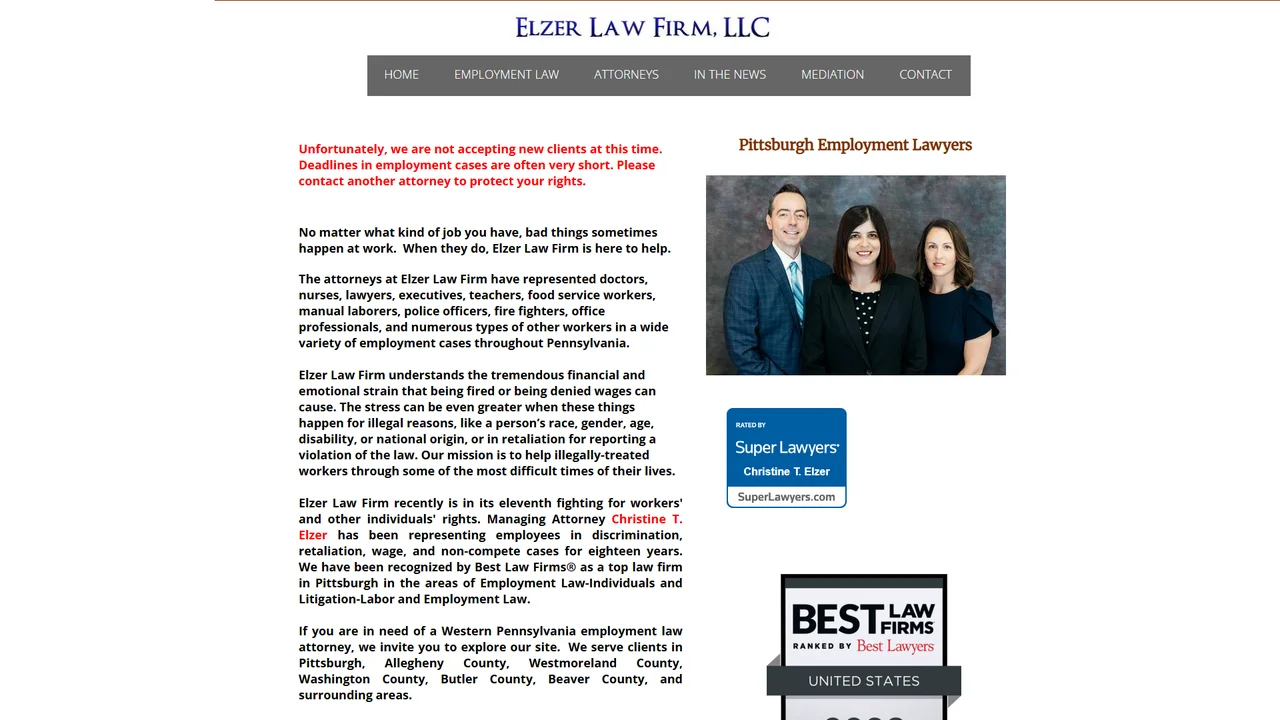 Elzer Law Firm, LLC - Pittsburgh, PA office in Pittsburgh, Pennsylvania