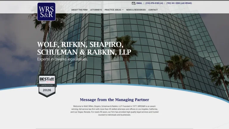 Wolf, Rifkin, Shapiro, Schulman & Rabkin, LLP - Las Vegas, NV - Attorney in Las Vegas