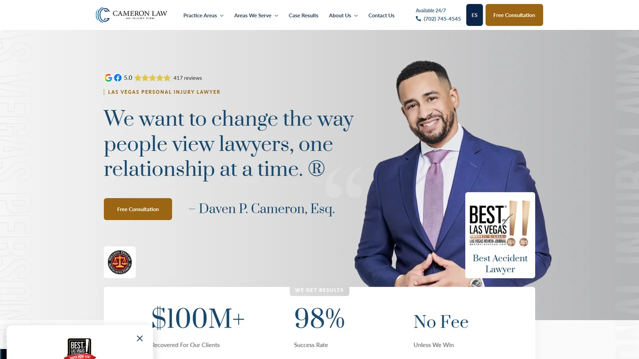 Cameron Law | Personal Injury Attorney - Las Vegas, NV office in Las Vegas, Nevada